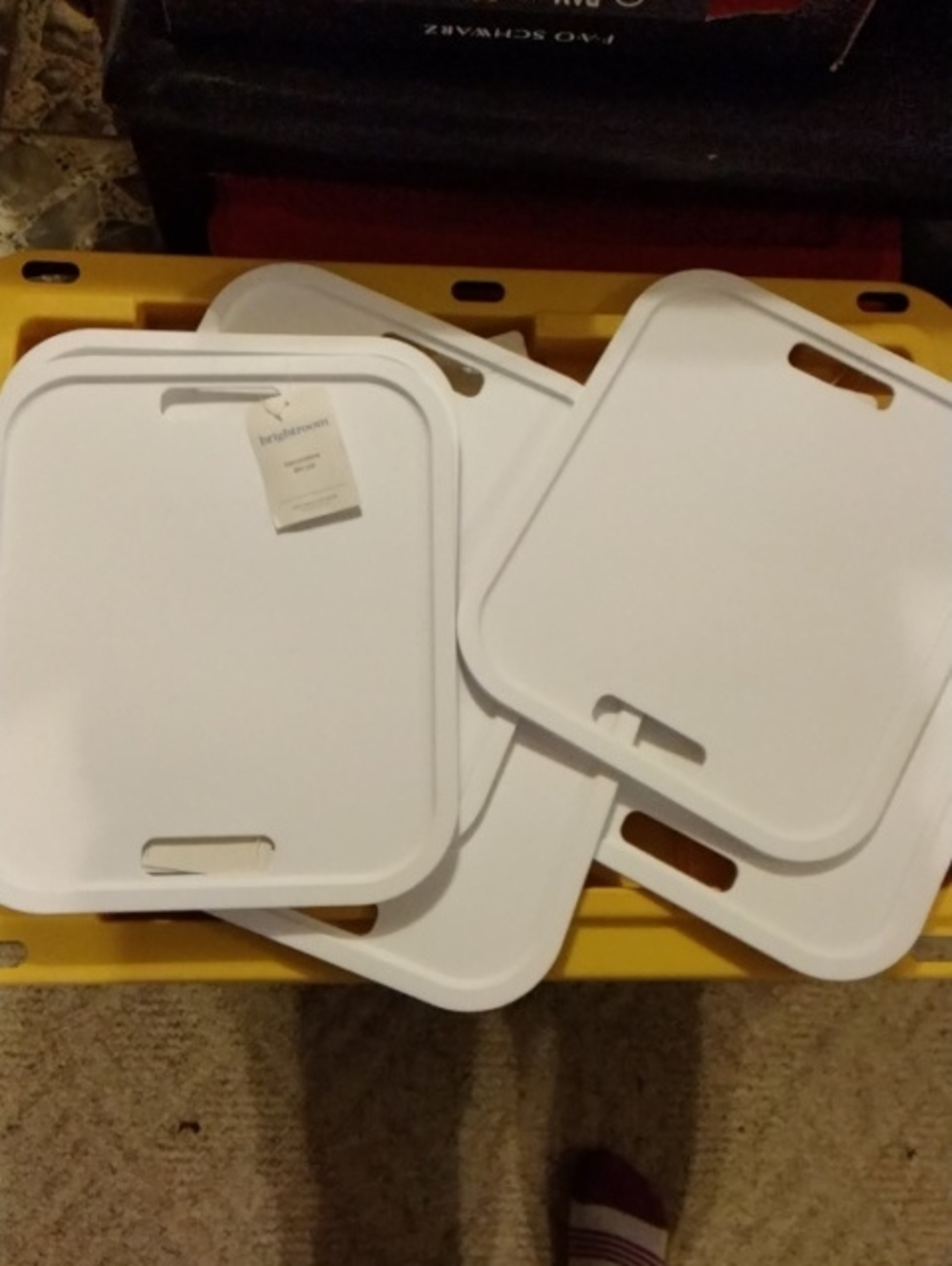 Set Of 6 Decorative Bin Lids 1241